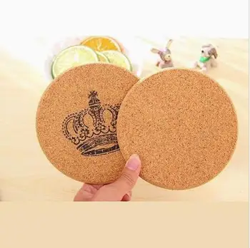 

400 pcs/lot Classic Round Plain Cork Coasters Drink Wine Mats Cork Mats Drink Wine Mat ideas for wedding and party gift