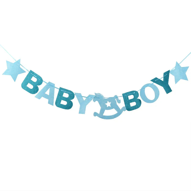 3 м Baby Shower для маленьких мальчиков/для девочки, войлок баннер украшение для вечеринки овсянка Home Decor пользу вечерние поставки и дни рождения для малышей и детей постарше рождественские украшения