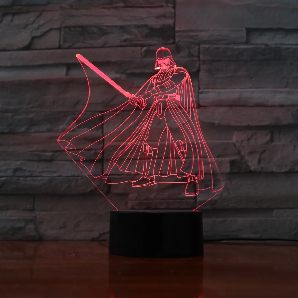 3d star wars darth vader led light table lamp 3d star wars darth vader led light table lamp