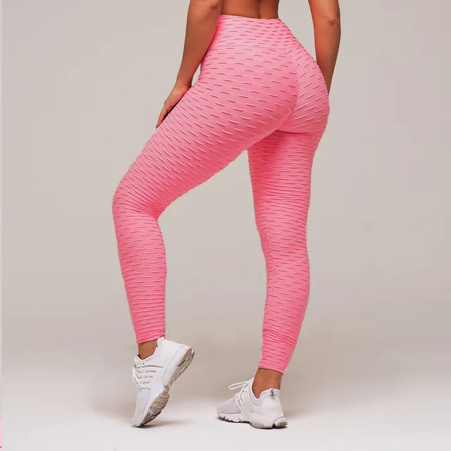 Black And Pink Workout Leggings