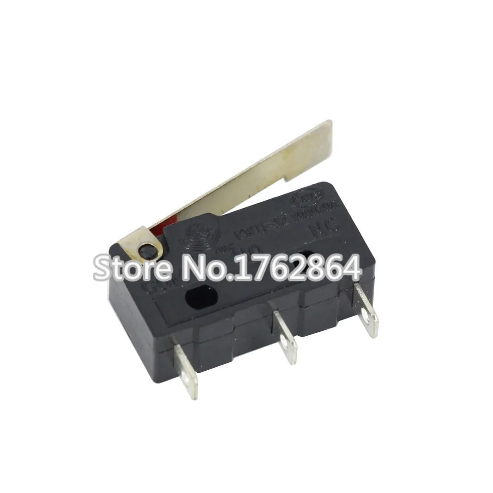 

10 PCS Limit Switch, 3 Pin Long handle ,N/O N/C High quality All New 5A 250VAC KW11-3Z Micro Switch Factory direct sale