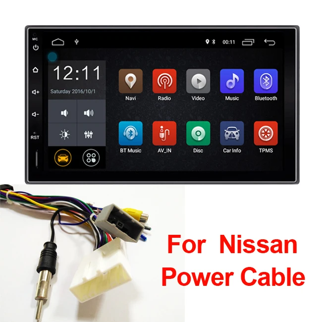 Perfect 2 Din Android Car Radio Stereo 7"Universal Car GPS Navigation Wifi Bluetooth USB DVR Radio Audio Player no DVD kits Player 13