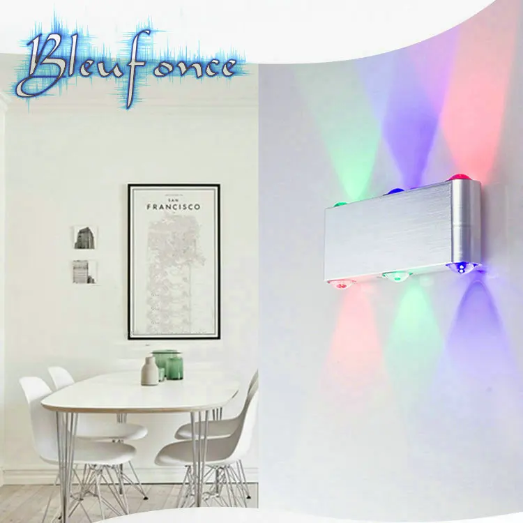 

Aluminum Wall Lamp Modern Minimalist 6W LED Corridor Wall Light Hotel Rooms Leisure Venues LED Wall Lights AC85-265V sconce