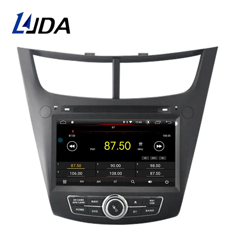Excellent LJDA 2 Din Car Radio Android 9.1 Car DVD Player For CHEVROLET SALT 2014 2015 GPS Navigation Stereo WIFI Multimedia IPS Canbus 3