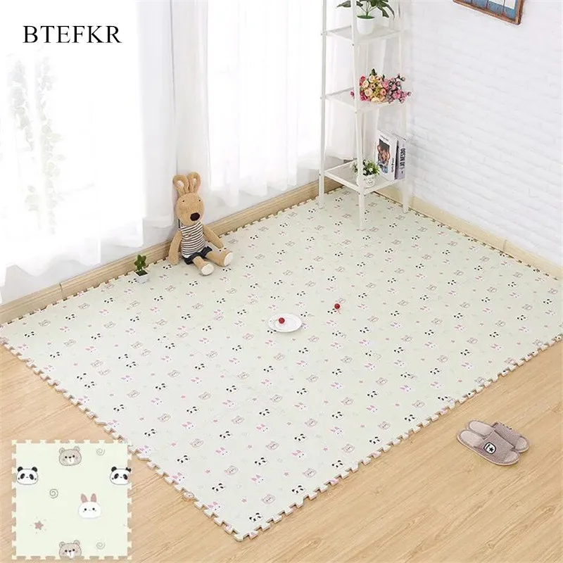 

Baby Play Mat Cartoon Pattern EVA Foam Children's Mat Puzzle Toys for Children Carpet In The Nursery 30x30cm Tapis Enfant