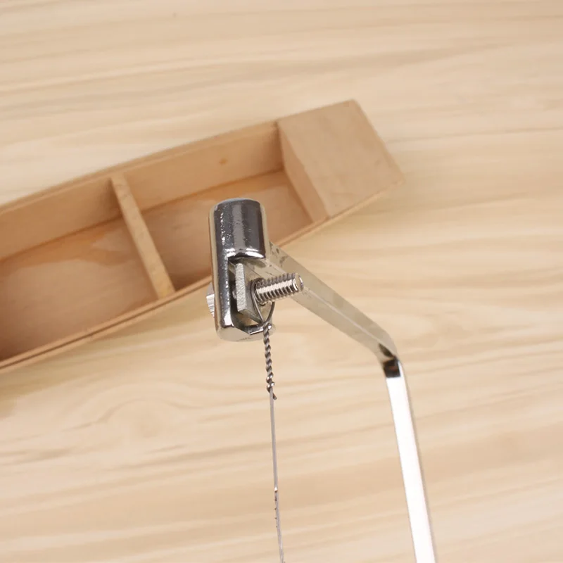 Steel Frame Coping Saw with 40pcs Replacement Blades (62-105mm Throat Depth)