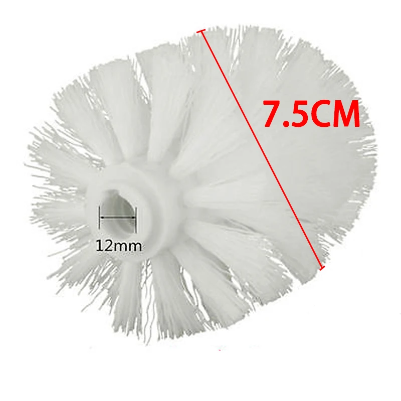 1pcs Black White Toilet Brush Head Holder Replacement Universal Cleaning Brush Head for Bathroom WC Toilet Clean Accessories