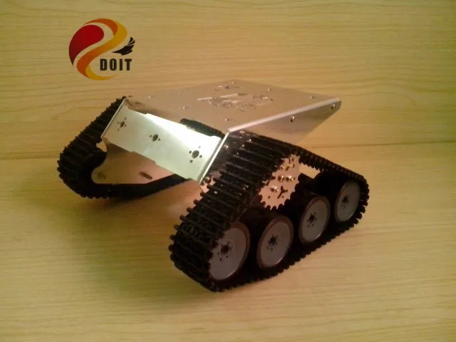 DOIT Metal Crawler Chassis Caterpillar RC Robot Tank Wall-E Intelligent Barrowload DIY Electronic Toy Development official doit tank car chassis crawler intelligent diy robot electronic toy development kit tractor toy