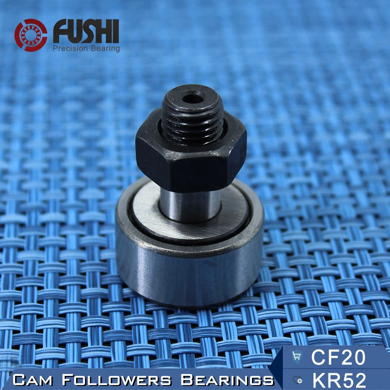 

KR52 CF20 Cam Followers Bearing 20mm ( 1 PC ) Stud Type Track Rollers KRV52 CF20B NAKD52 KR52PP / UU Bearings CF-20