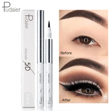 Pudaier жидкая чёрная подводка для глаз макияж стойкий водонепроницаемый влагостойкий жидкий карандаш для глаз макияж косметика для женщин