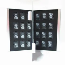 Centechia, новинка,, современный стиль, серебристый, алюминиевый чехол для хранения карт памяти, коробка, держатели для микро-памяти, SD карты, 24TF