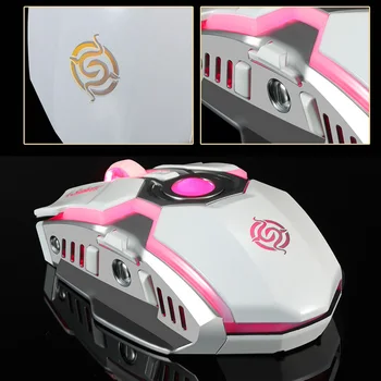 

New Wireless Mouse Silent Ergonomic Gaming Mice 7 Keys RGB Backlight 2400 DPI for Laptop Computer DOM668