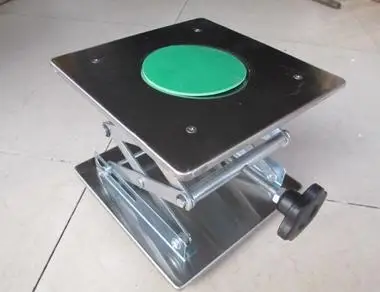 

200x200X280mm Stainless Steel Lab Jack Lifting Platform Laboratory Equipment