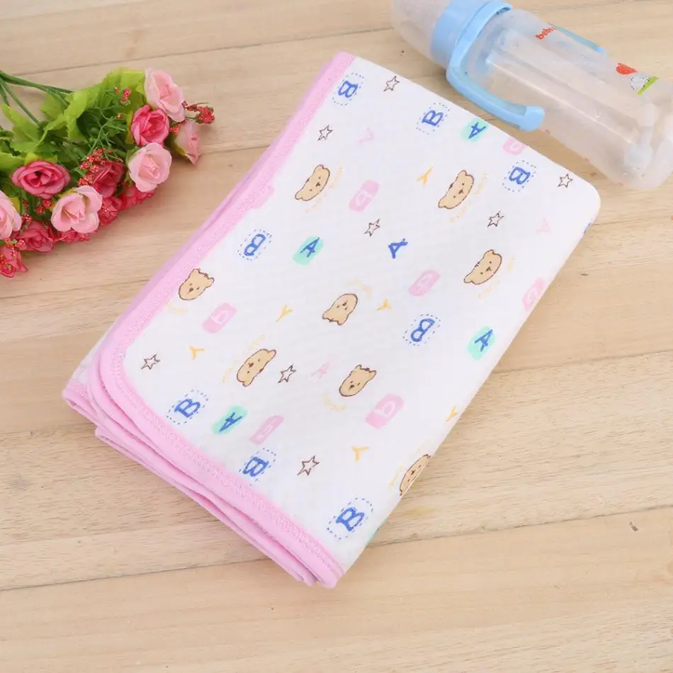 Baby Waterproof Baby Cotton Urine Mat Diaper Nappy Bedding Changing