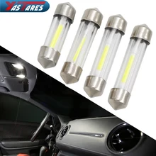 1 шт. светодиодный светильник 31 мм 36 мм 39 мм 41 мм белый CANbus C5W лампы 2835SMD для внутреннего освещения номерного знака светильник без ошибок автомобильный купольный светильник для чтения