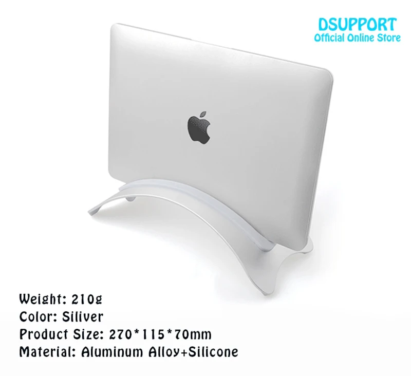 Высокое качество, алюминиевый сплав, вертикальный держатель для ноутбука, 10-17 дюймов, подставка для ноутбука/планшета, толщина 2,4 см