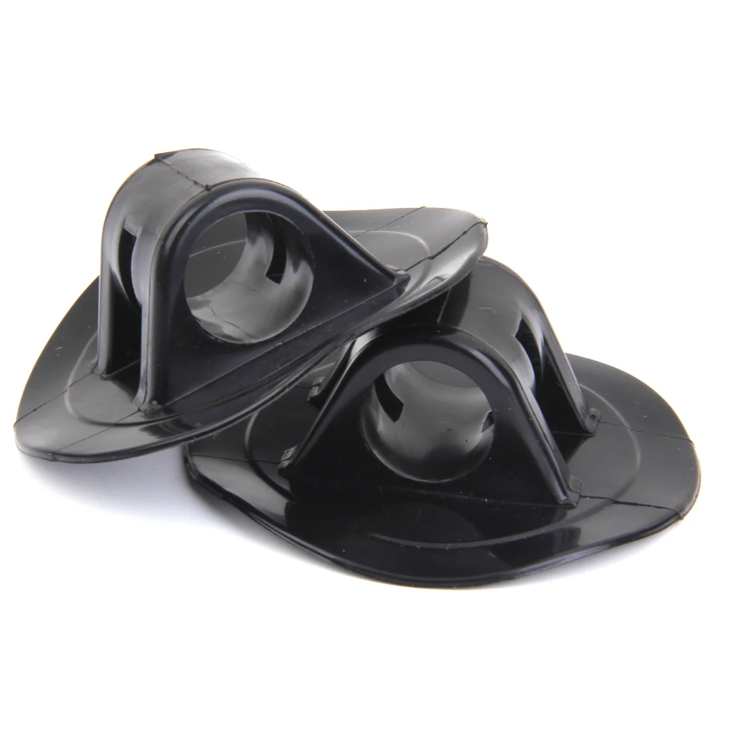2 Pieces PVC Engine Bracket Mount for Kayak Inflatable Boat Canoe Rubber Dinghy Accessories Black