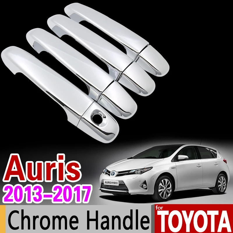 Для Toyota Auris 2013-2017 E180 хром Ручка крышки отделки комплект Corolla Hatchback (АС) SCION IM 2014 2016 Интимные аксессуары стайлинга автомобилей