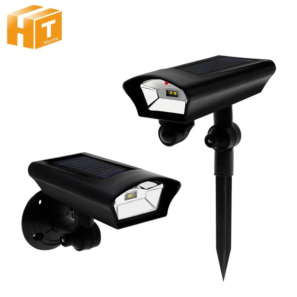 

Porch Light Simulation Security Camera LED Light PIR Motion Sensor Wall Lamp Waterproof Outdoor Solar Lamp.