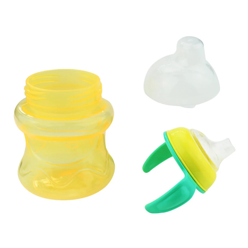 Baby Training BPA Free Drinker Children Anti-fall Handle Cup Toddler Health Leak-Proof Bottle Infant Mini Duckbill Kettle MY0047 (5)