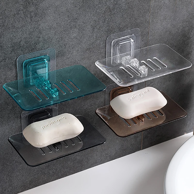 Soap Box Kitchen Bathroom Accessories Dish Suction Holder Wall-mounted Storage Rack Stand Cup JWYGJ77 | Дом и сад