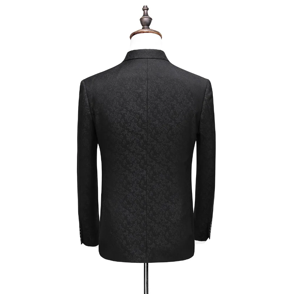 2018 Bussines Breasted Suit Men's Slim Fit Wedding Dress Suit 