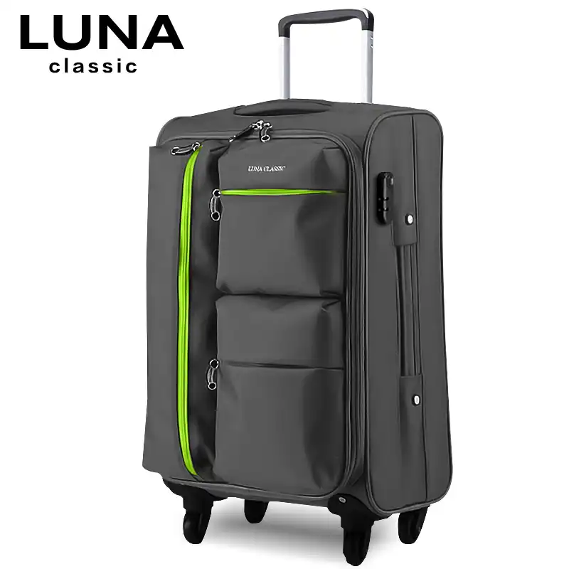 Universal Wheels Trolley Luggage Travel Bag Soft Box Universal Wheels Trolley Luggage Travel Bag Soft Box