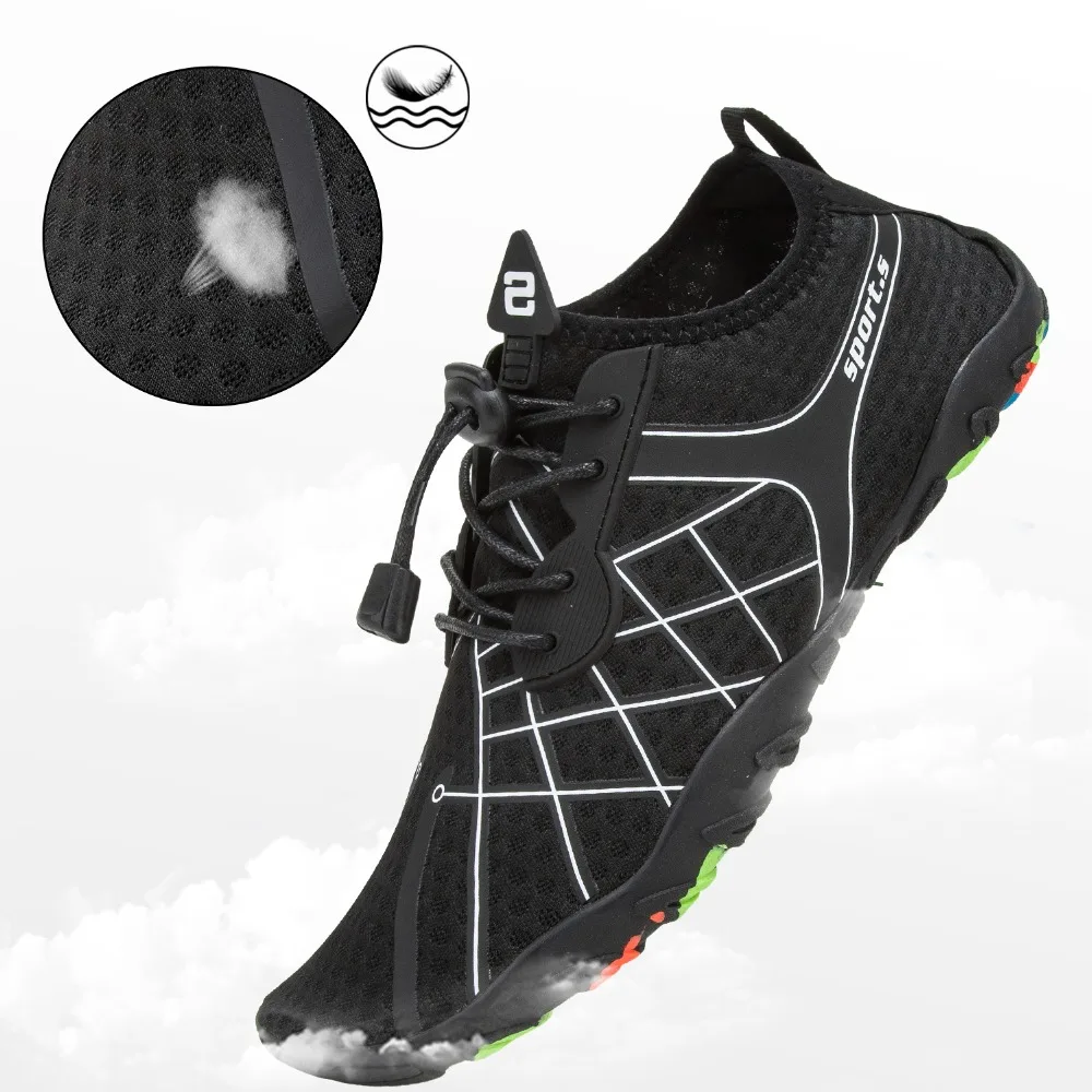 الرجال أكوا سباحة أحذية ماء الرجال بيرفوت في الهواء الطلق الشاطئ المنبع سريعة الجافة أحذية نهر البحر الغوص السباحة رياضية 45 46