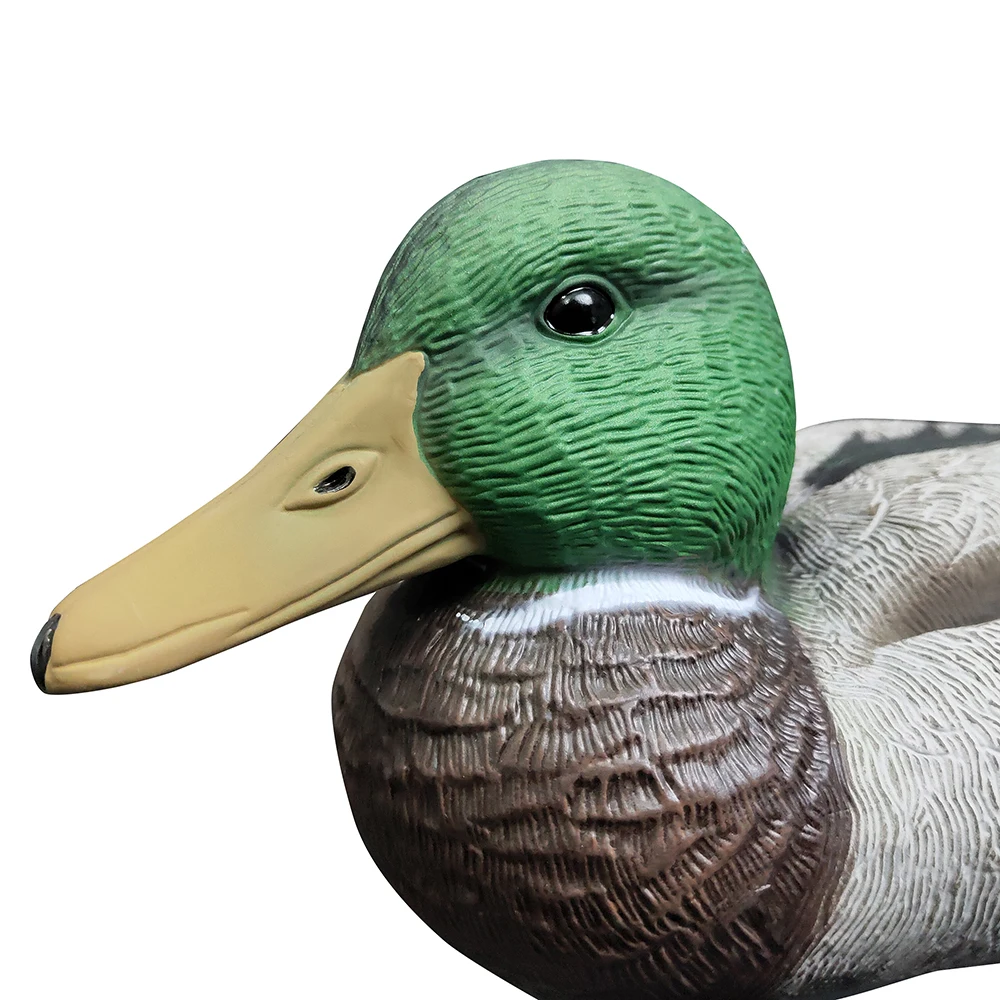 14 в Mallard с короткой головкой Дрейк утка приманки Манки для охоты на уток 3D PE открытый резиновая уточка 1 шт. украшение для бассейна сада