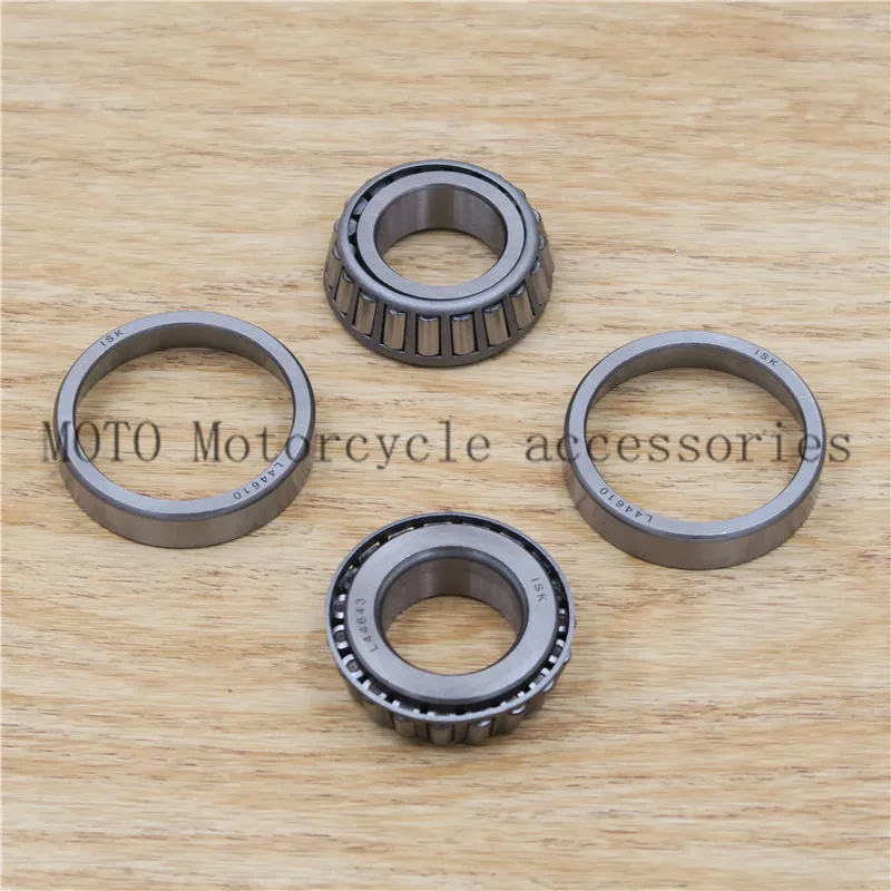 Motorcycle Bearings L44643 L44610 Taper Axle Wheel Bearing Kits Cone Cup 2 Pcs Ball Roller For Harley Racers huismerk kopen in de aanbieding Motorcycle Bearings L44643 L44610 Taper Axle Wheel Bearing Kits Cone Cup 2 Pcs Ball Roller For Harley Racers huismerk kopen in de aanbieding