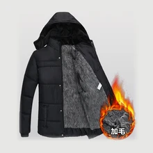 2017 Thicken Jacket Men Clothing Male Cotton Fleece Winter New Comfortable Keep Warm Clothes Leisure Brand Coat Brand Parkas