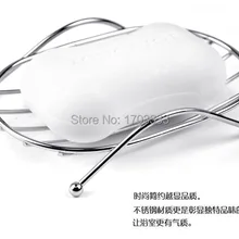 Модные аксессуары для ванной комнаты из нержавеющей стали овальные креативные мыльницы коробка держатель лоток