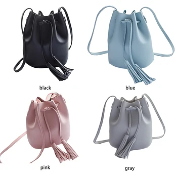 

Fashion Wooden Bead Bucket Bag Women Tassel Purse Shoulder Bag Handbag Tote Messenger Satchel Crossbody Bags