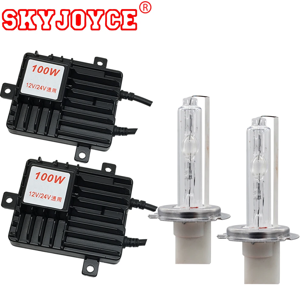 Набор фар SKYJOYCE для грузовиков 12 В 24 hid H4 биксенон комплект 6000K 8000K 5000K 4300K H1 H7 H11