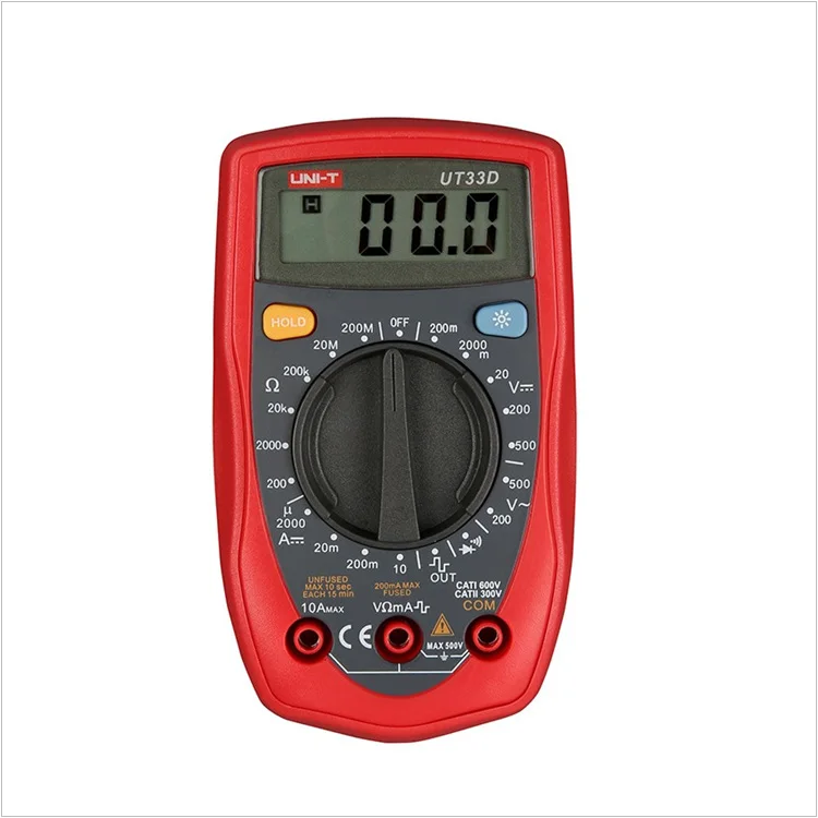 Professional LCD Mini Digital Multimeters UNI T UT33D Electrical Tester