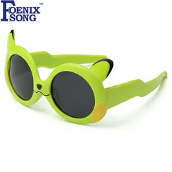 FOENIXSONG детские солнцезащитные очки поляризованные Брендовая дизайнерская обувь для мальчиков Девушки Солнцезащитные очки детские очки UV400