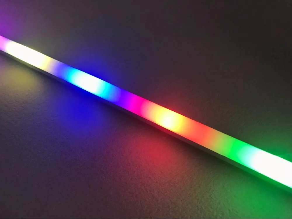 1m DC12V WS2815 addressable LED digital rigid bar;with frosted cover;302pixles/60pixels/144pixels; IP67rated