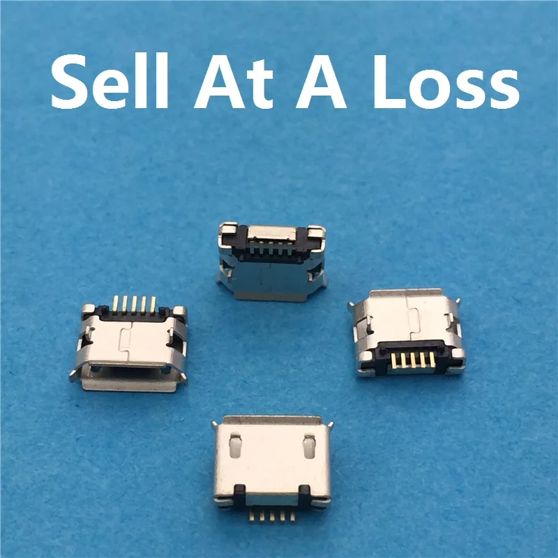 

10pcs/lot Micro USB 5pin DIP Female Connector G21 For Mobile Phone Mini USB Charging Socket Curly Mouth Free Shipping