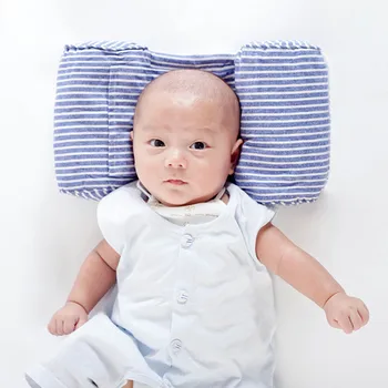 

Cotton core Anti-rollover head shaping pillow Comfortable Pillow Lovely Baby Toddler Safe Sleep Head Positioner Baby Pillow