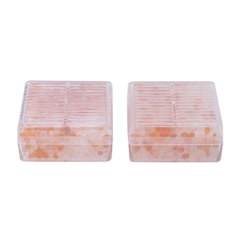 

OOTDTY 2Pcs Silica Gel Desiccant Moisture Indicating Reusable Absorb Dry Box For Camera
