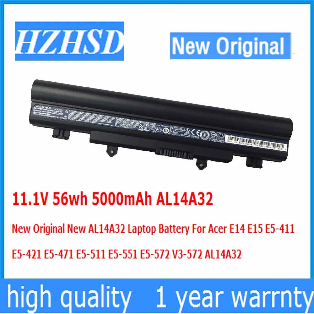 11.1V 56wh 5000mAh AL14A32 New Original New AL14A32 Laptop Battery For