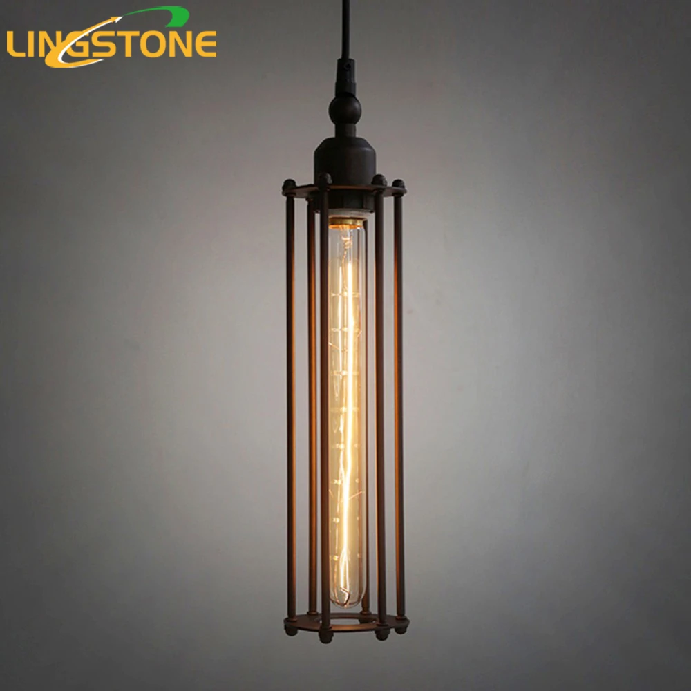 American Country Style Pendant Lights Retro Loft Iron Cages Pendant Lamp Home Decoration