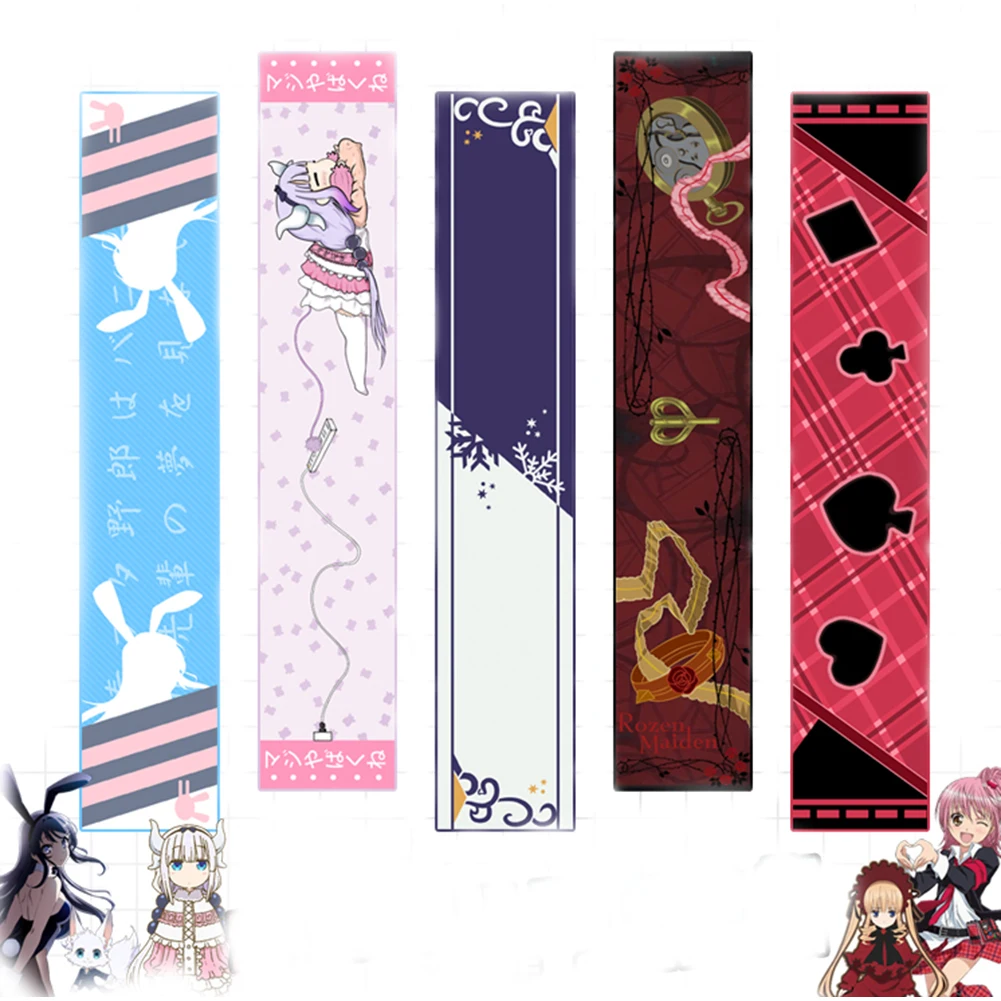 

Brdwn Kobayashi-san Chi No Maid Dragon 100 Sleeping Dreams Shugo Chara Rozen Maiden Rabbit Senior Sister Scarf Anime scarves