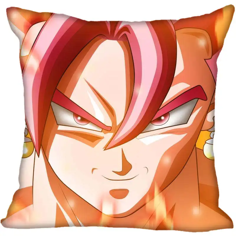 Заказная декоративная наволочка Dragon Ball Z квадратная Наволочка на молнии 33x33,40x40,45x45 см(с одной стороны) наволочка