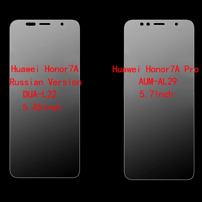 For Honor 7A Dua-L22 Tempered Glass Honor 7A 5.45 Screen Protector Film 9H Protective Glass For Huawei Honor 7A Pro AUM-AL29 phone screen cover