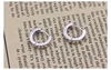 XIYANIKE 925 Sterling Silver Smooth Men And Women Models Silver Earring For Women Earring Sterling-silver-jewelry Brinco VES6390 ► Photo 3/6