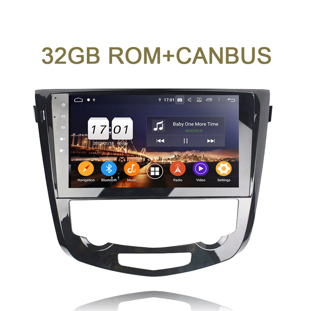 DSP PX6 10," 2 din Android 9,0 8 ядерный 4 Гб ОЗУ 64 ГБ Автомобильный dvd-плеер для Nissan Qashqai X-Trail- Авторадио Bluetooth 4,2 - Цвет: 32GB ROM with CANBUS