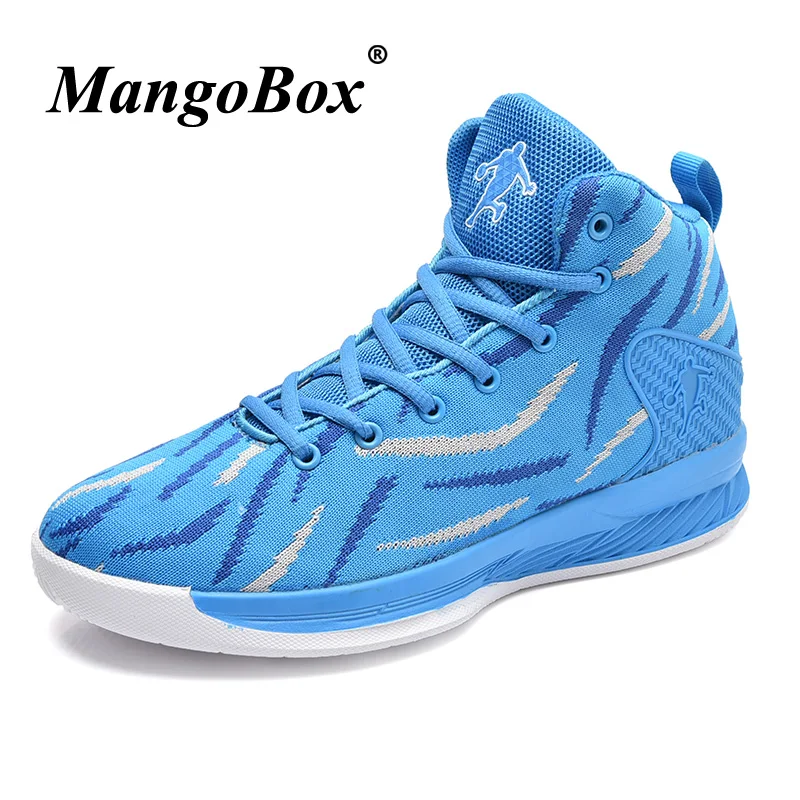 

2018 New Boys High Top Basketball Shoes Breathable Children Basketball Sneakers Size 37-45 Gym Men Trainers Brand Outdoor Shoes