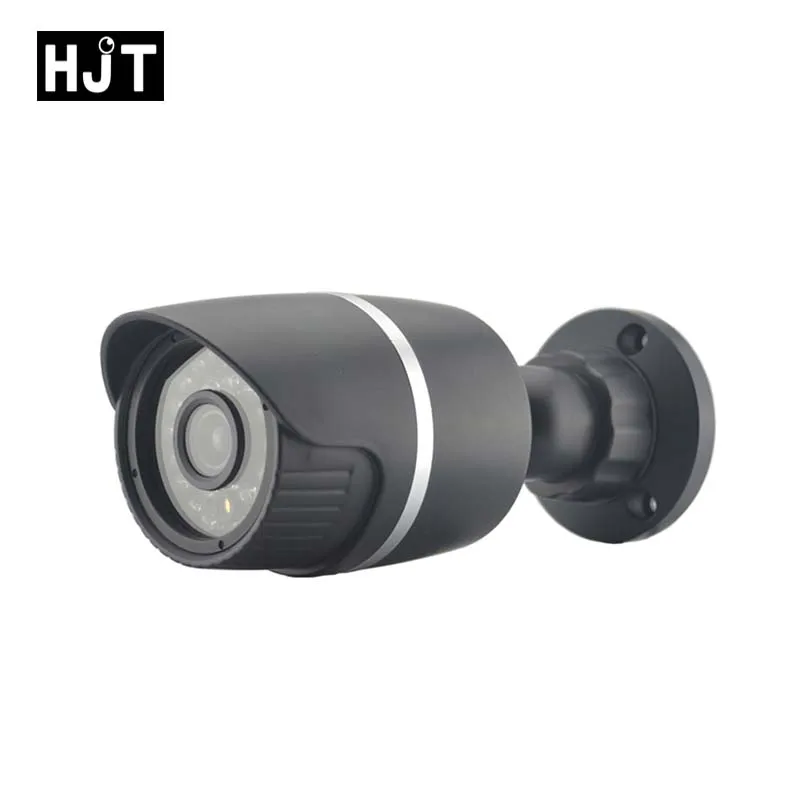 

HJT Wired IP Camera with Audio Sony imx 323 Sensor Full-HD 2MP 1920*1080P Black Metal Security Outdoor Waterproof Network CCTV