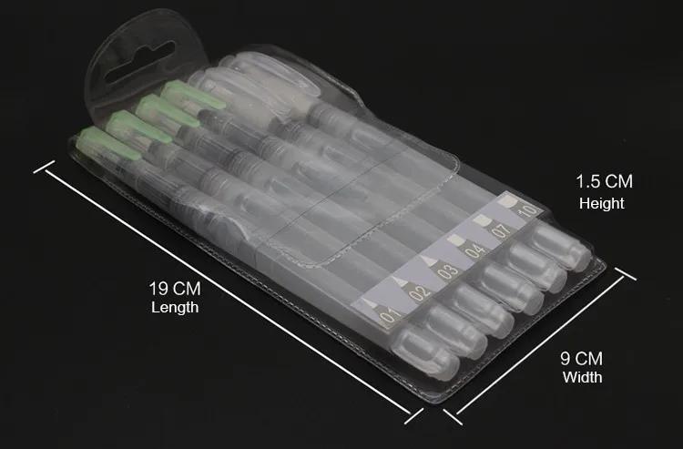 6 шт. большая емкость воды краски набор щетинок различные формы мягкая каллиграфия краски воды кисть рисунок книги товары для рукоделия